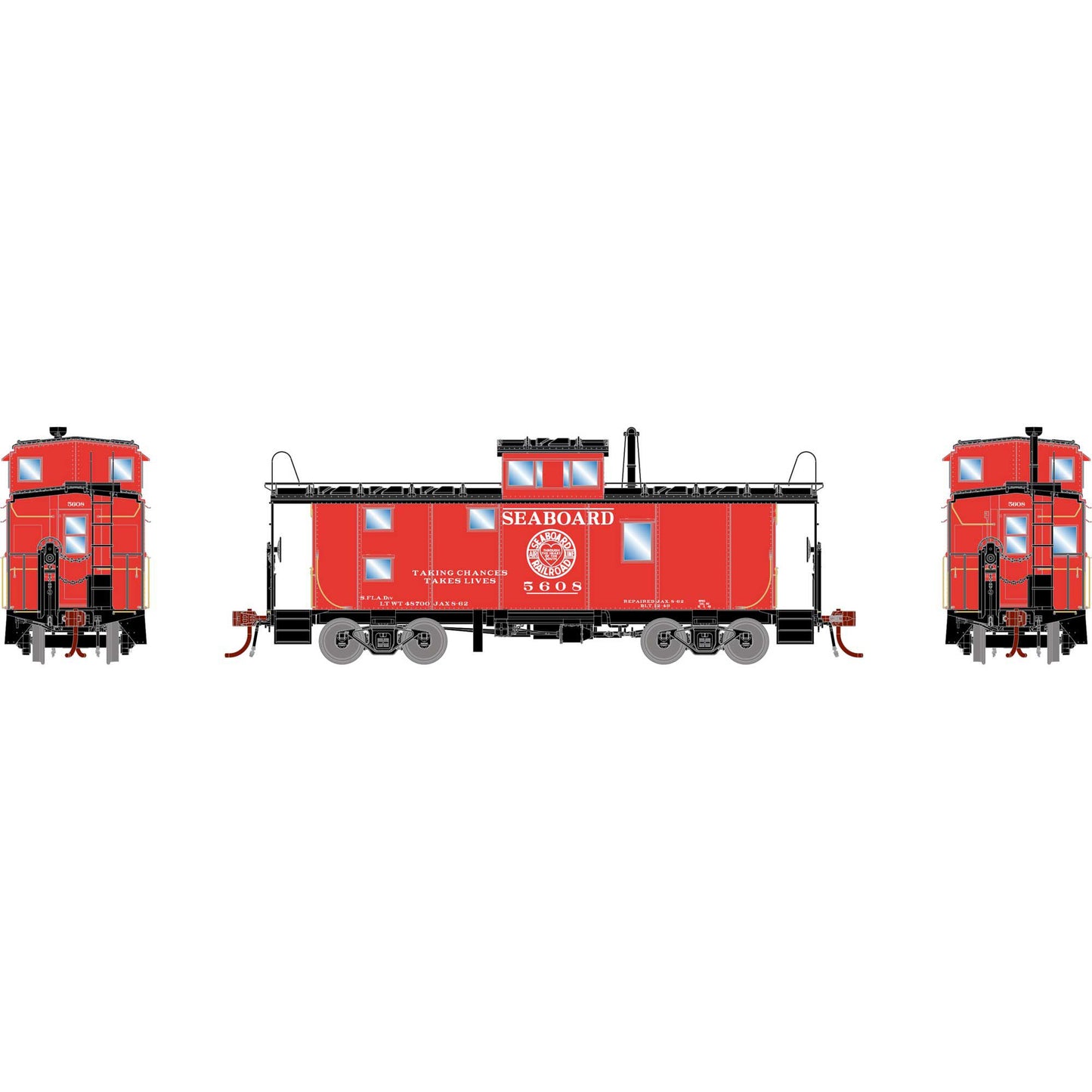 HO ICC Caboose with Lights, SAL #5608 (ATHG78590)