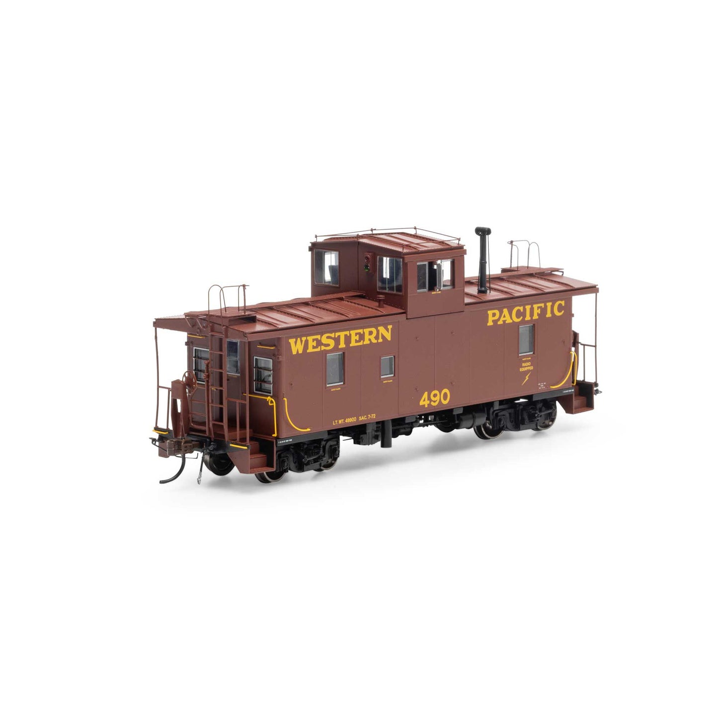 HO ICC Caboose with Lights and Sound WP #490 (ATHG79040)