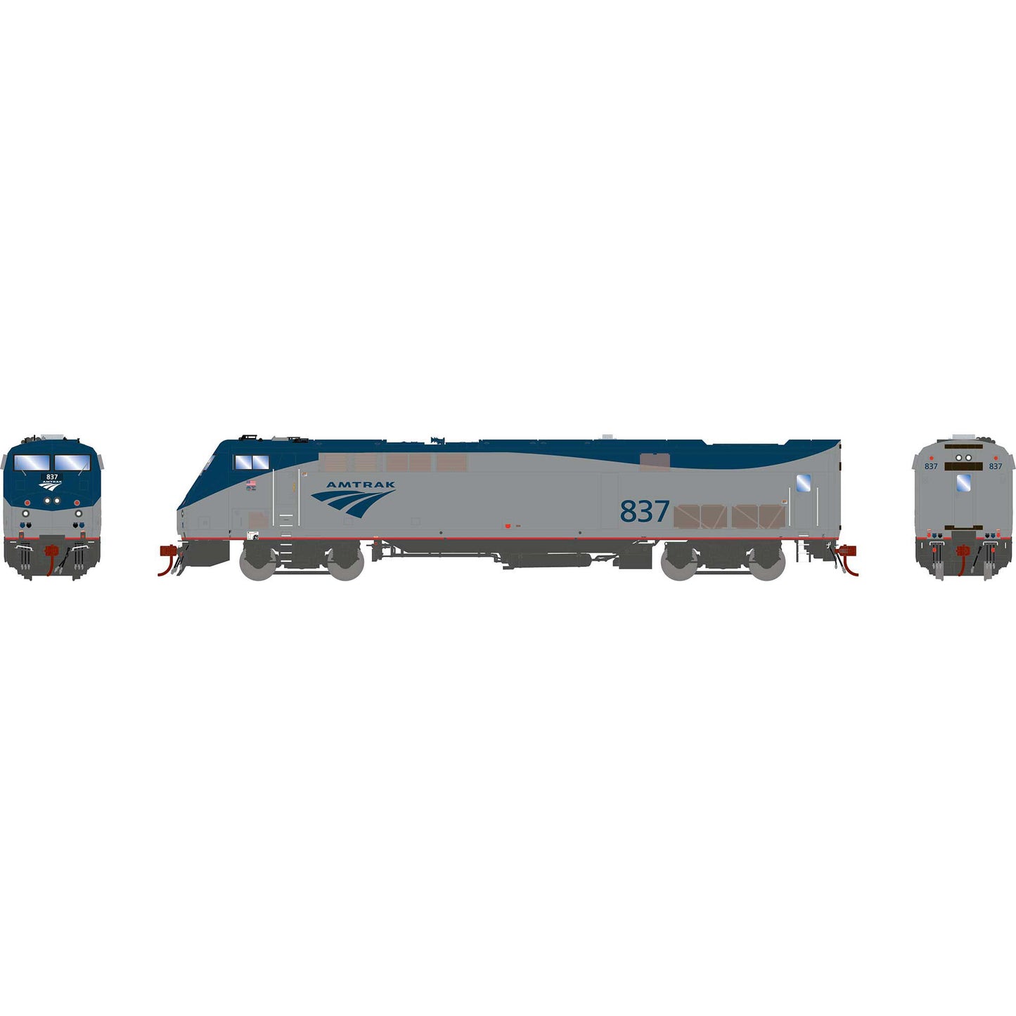 HO P40DC Locomotive Amtrak Phase V #837 (ATHG82281)
