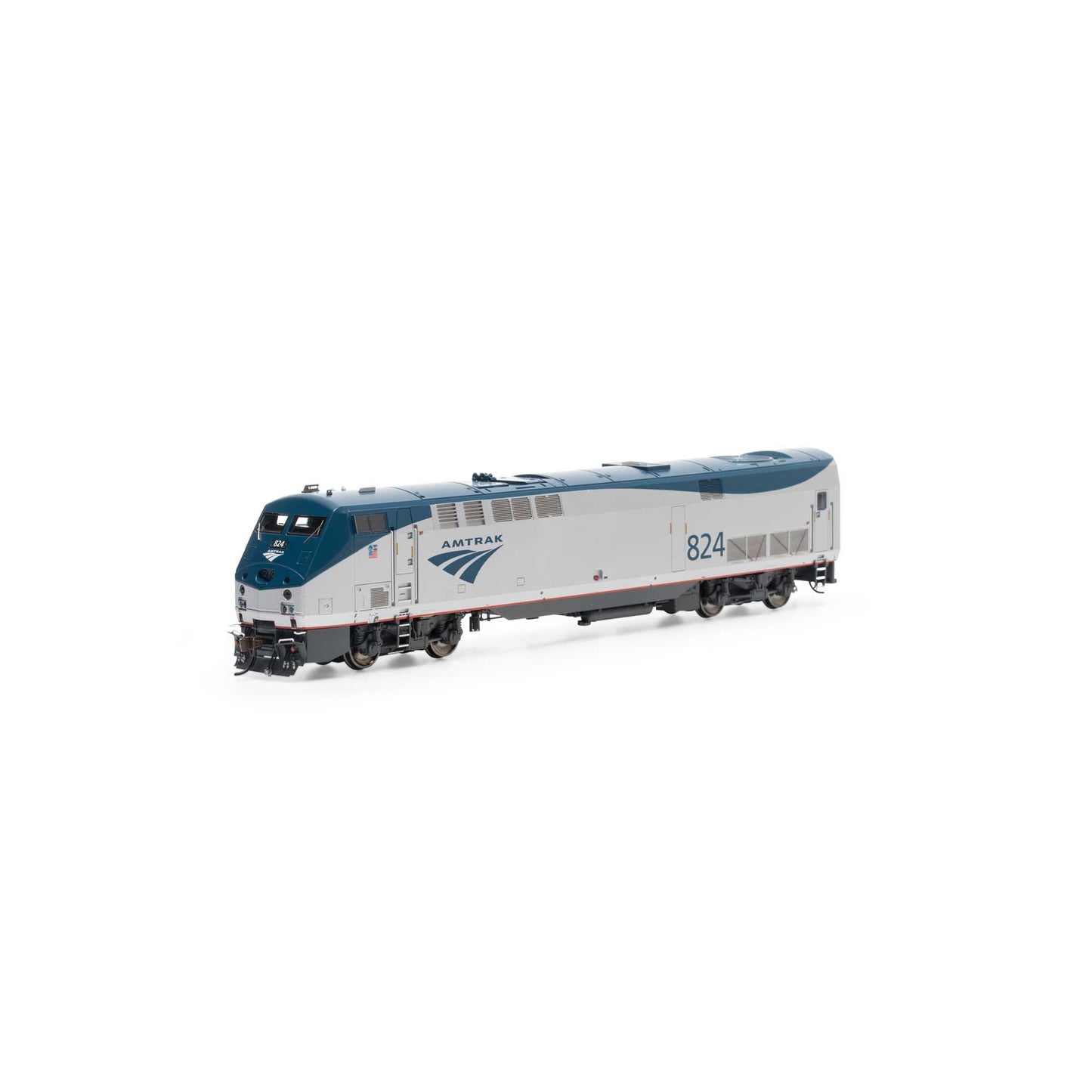 HO P40DC Locomotive with DCC and Sound Amtrak Phase V #824 (ATHG82380)