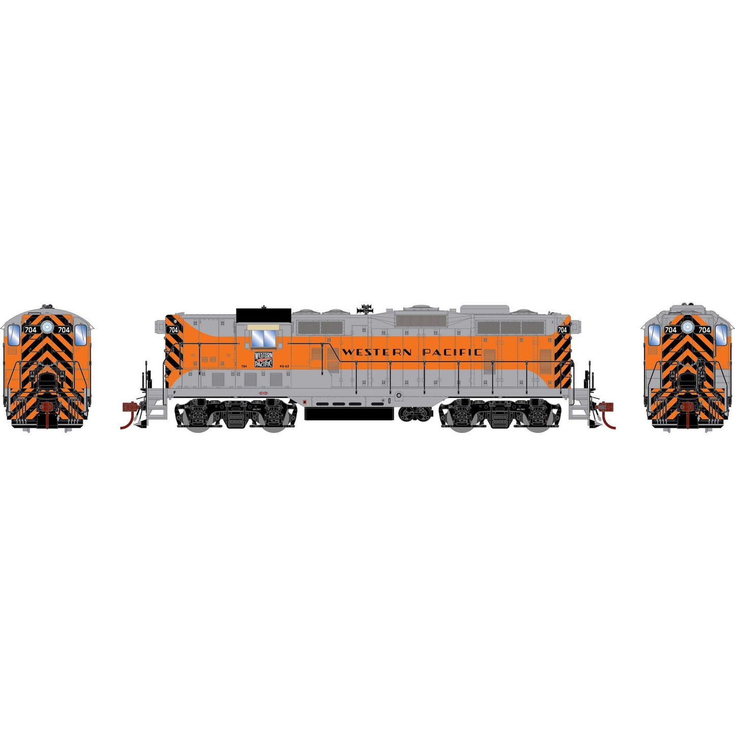 HO GP7 Locomotive WP #704 (ATHG82614)