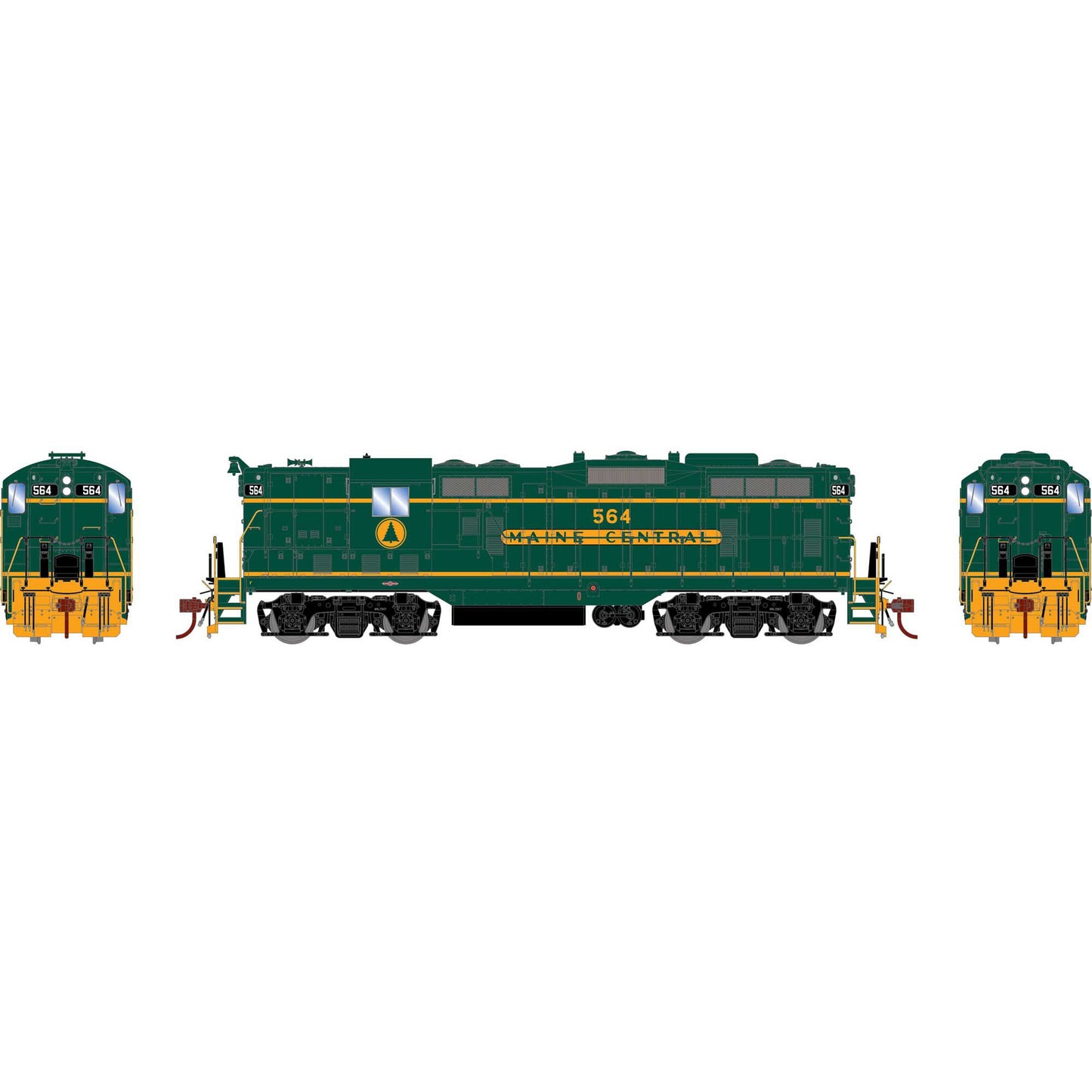 HO GP7 Locomotive MEC #564 (ATHG82617)