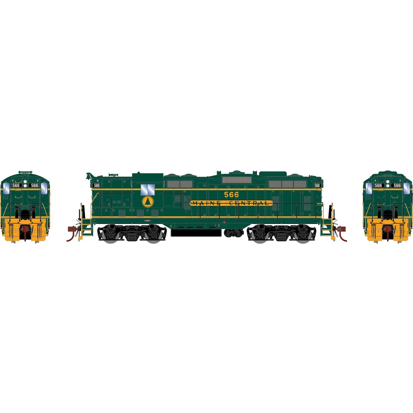 HO GP7 Locomotive MEC #566 (ATHG82618)