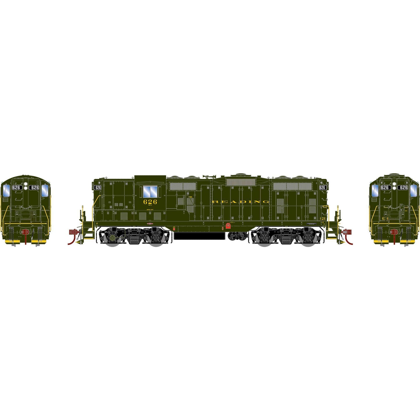 HO GP7 Locomotive RDG #626 (ATHG82620)