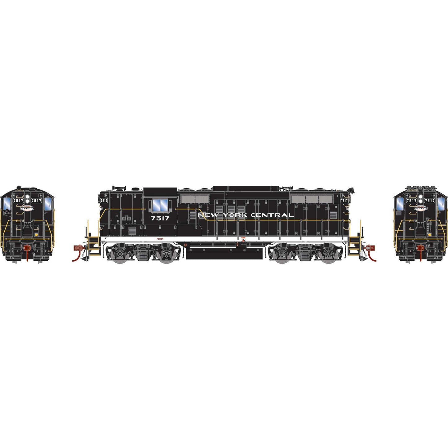 HO GP9 Locomotive NYC #7517 (ATHG82733)