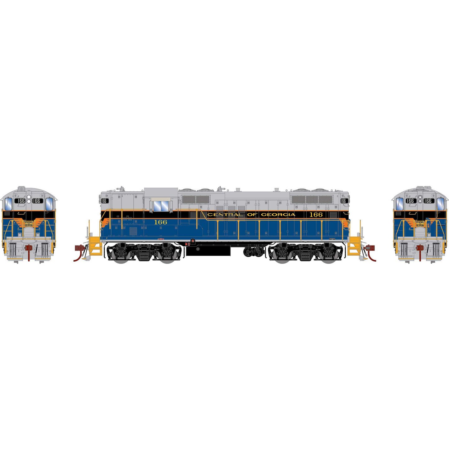 HO GP9 Locomotive CG #166 (ATHG82737)