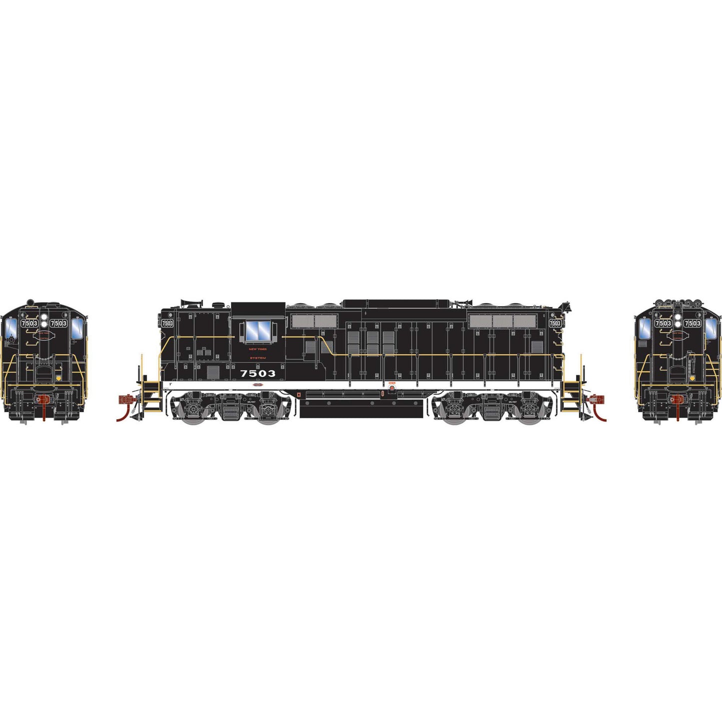 HO GP9 Locomotive with DCC and Sound NYC 7503 (ATHG82831)