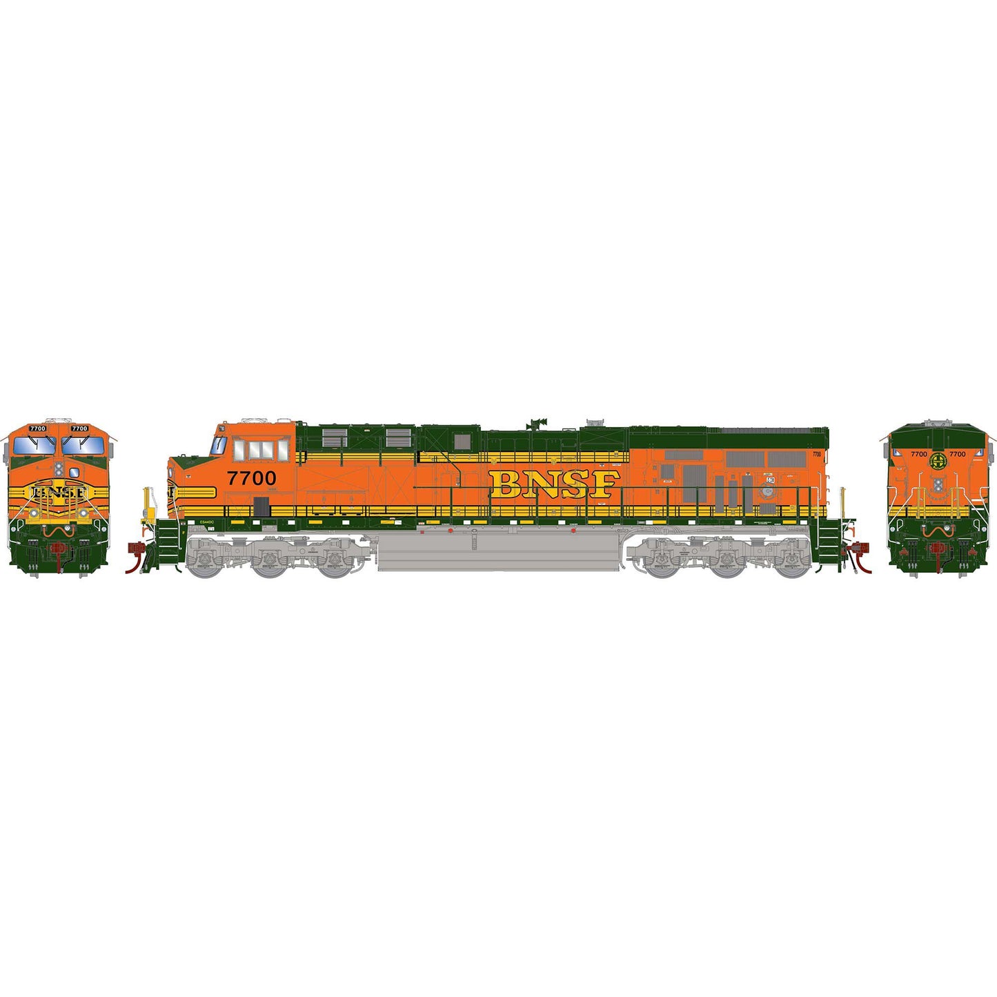 HO ES44DC Locomotive BNSF #7700 (ATHG83101)