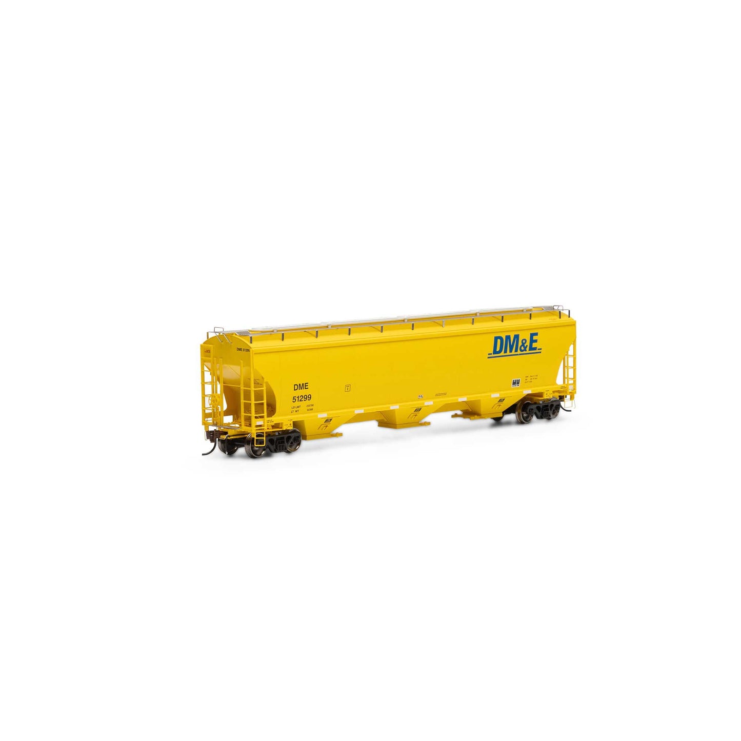 HO Trinity 3-Bay Hopper DM&E #51299 Plastic Model (ATHG97140)