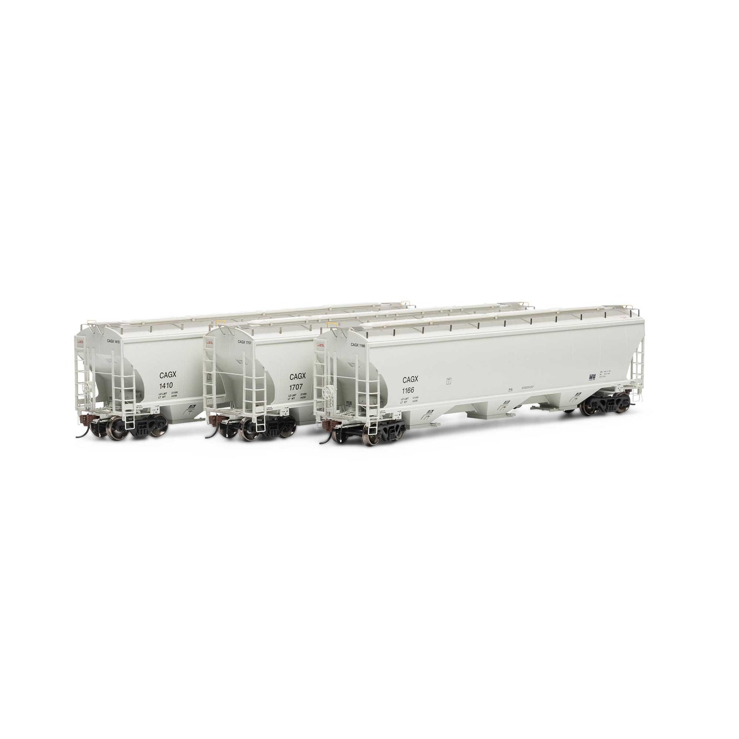 HO Trinity 3-Bay Hoppers CAGX # 1 (3) (ATHG97145)