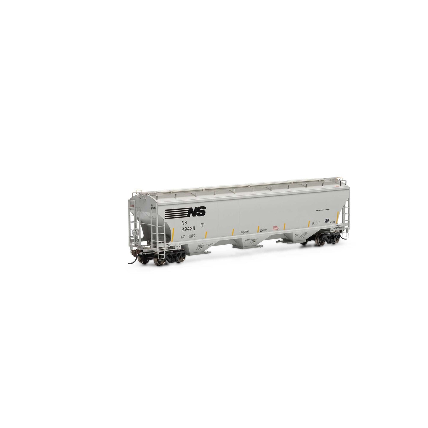 HO Trinity 3-Bay Hopper NS #294211 Model (ATHG97168)