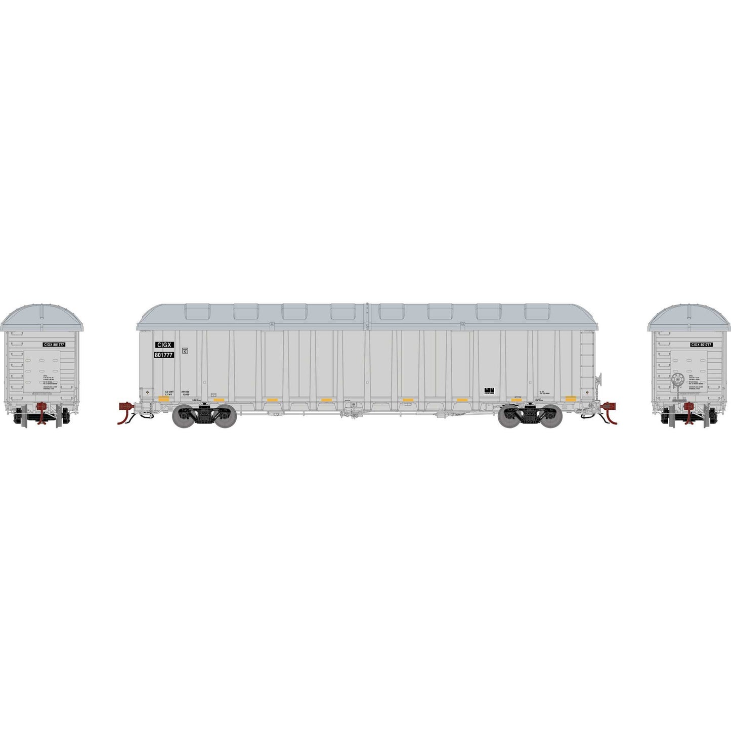 N NSC 6400 Gondola with Load CIGX 801777 (ATHGN12562)