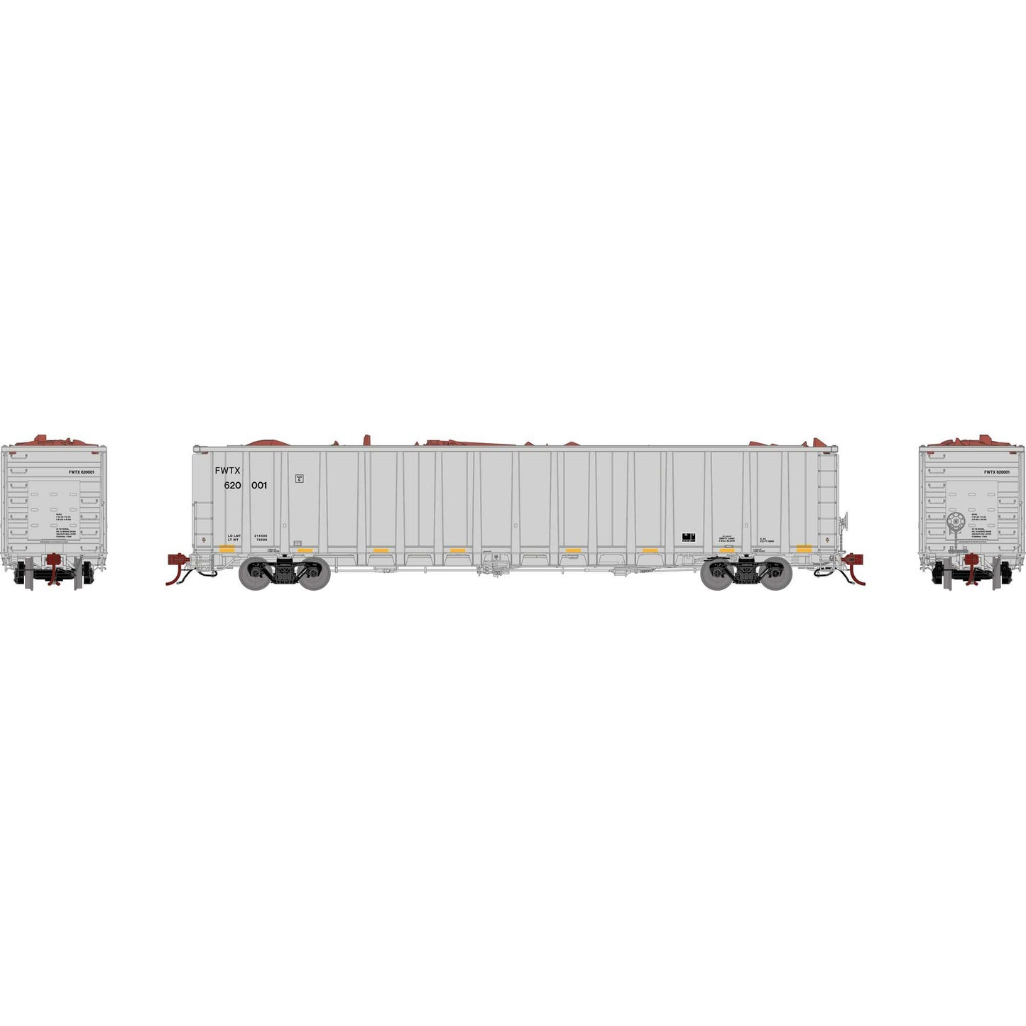 N NSC 6400 Gondola with Load, FWTX #620001 (ATHGN12565)