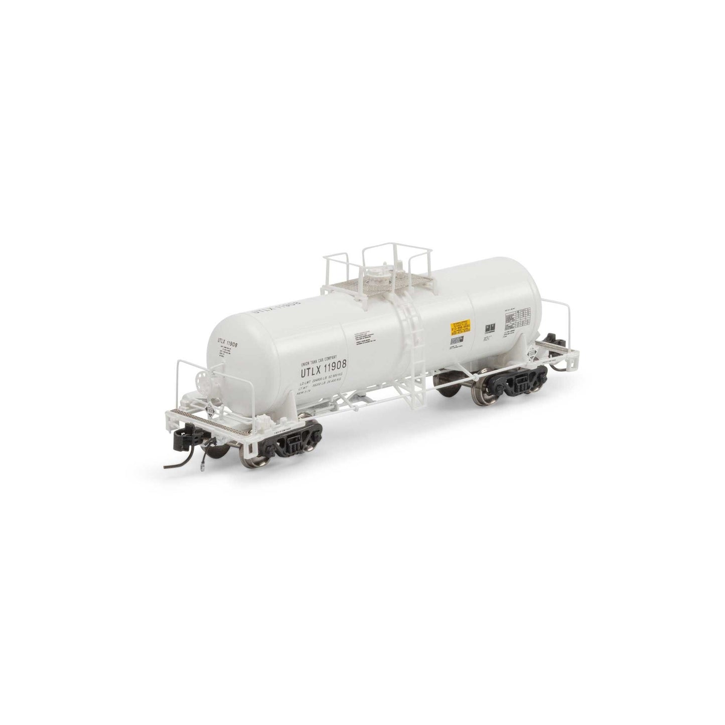 N 13,600-Galon Acid Tank UTLX White Model Train Car (ATHGN15331)