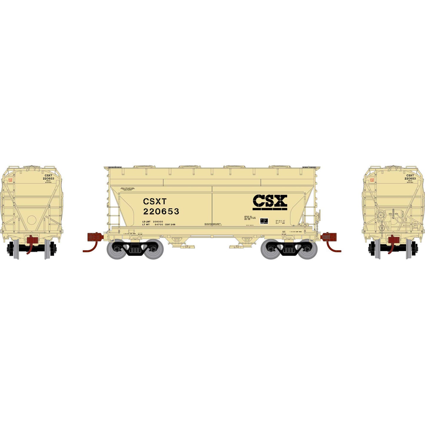 N ACF 2970 Covered Hopper CSXT #220653 (ATHGN24681)