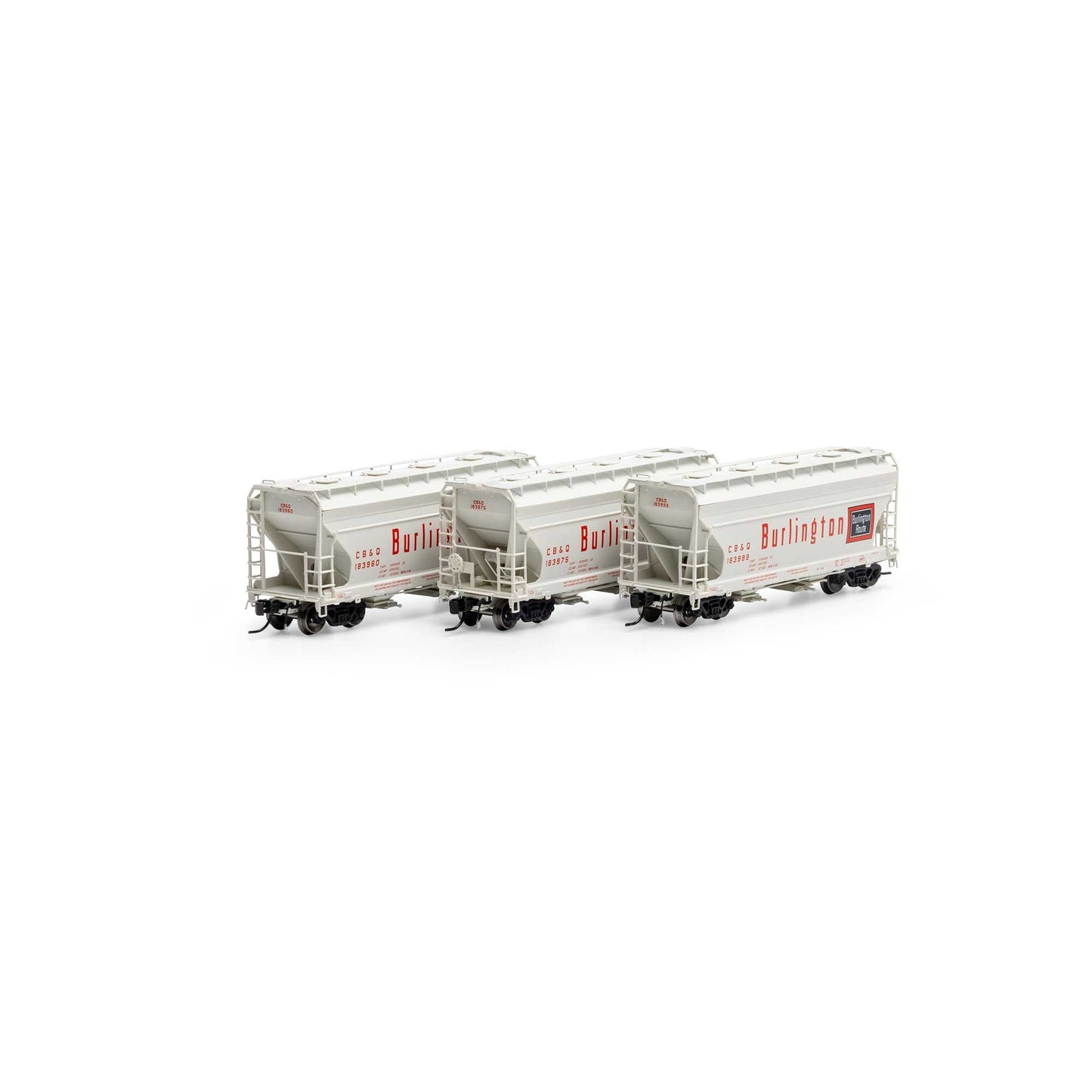 N ACF 2970 Covered Hopper CB&Q Model (ATHGN24691)