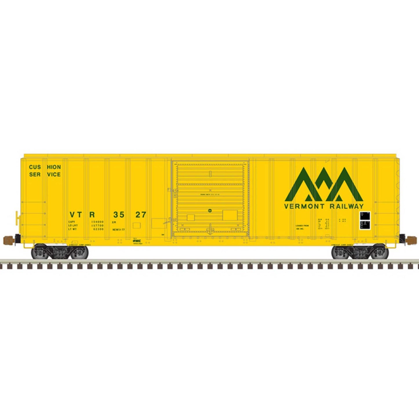 Vermont Railway 3527 Locomotive (Yellow Green) (ATL20006210)
