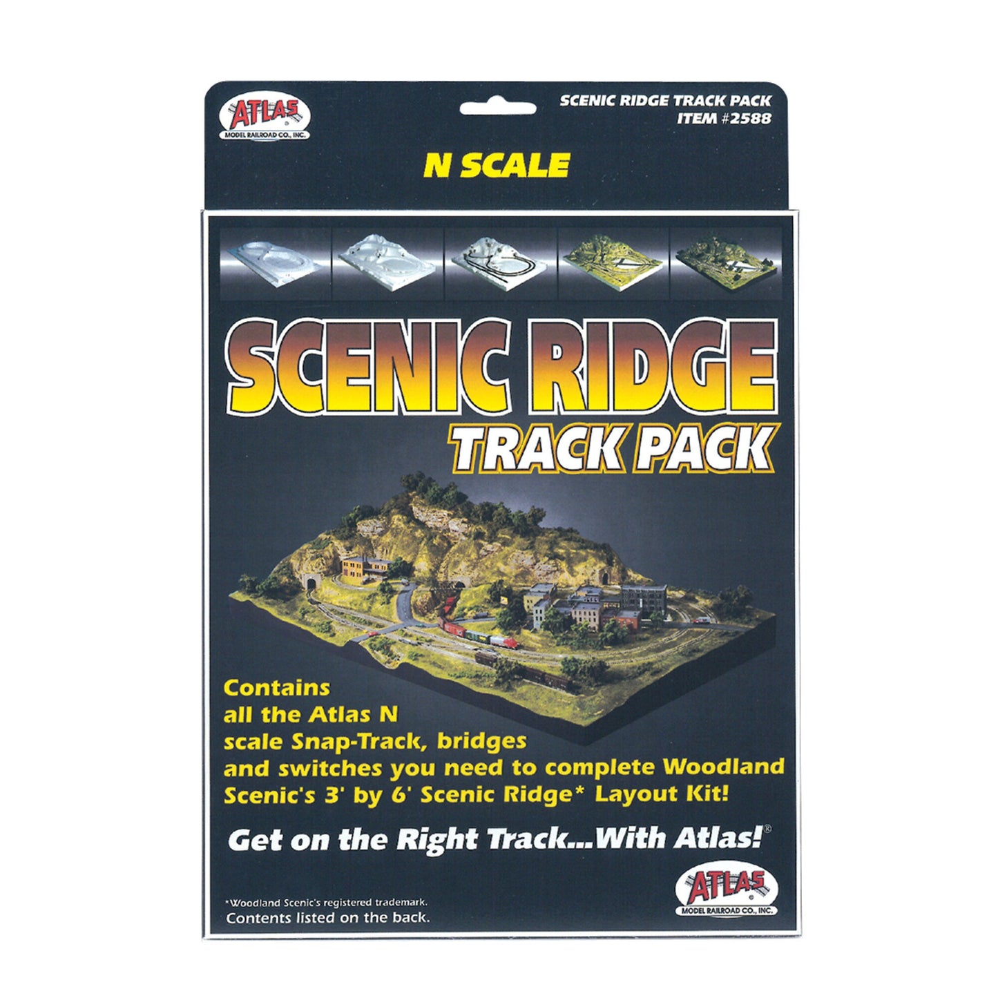 N Scenic Ridge Track Pack (ATL2588)