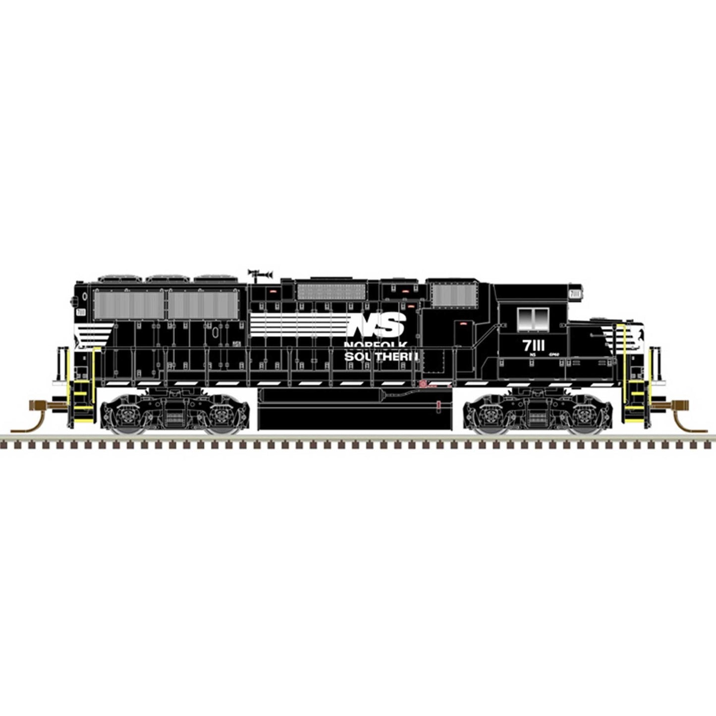 Norfolk Southern 7133 Black White (ATL40004907)