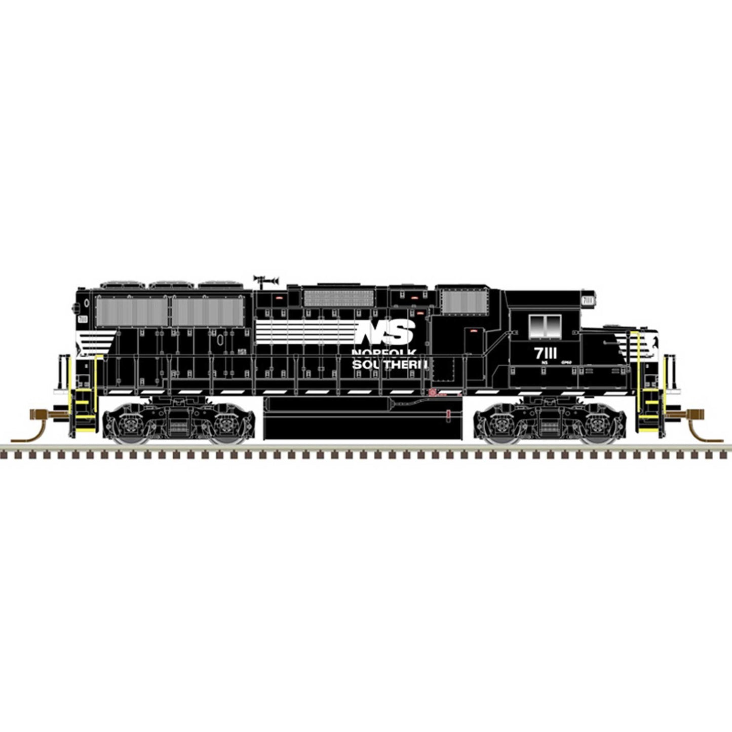 Norfolk Southern 7144 Black and White Model (ATL40004908)