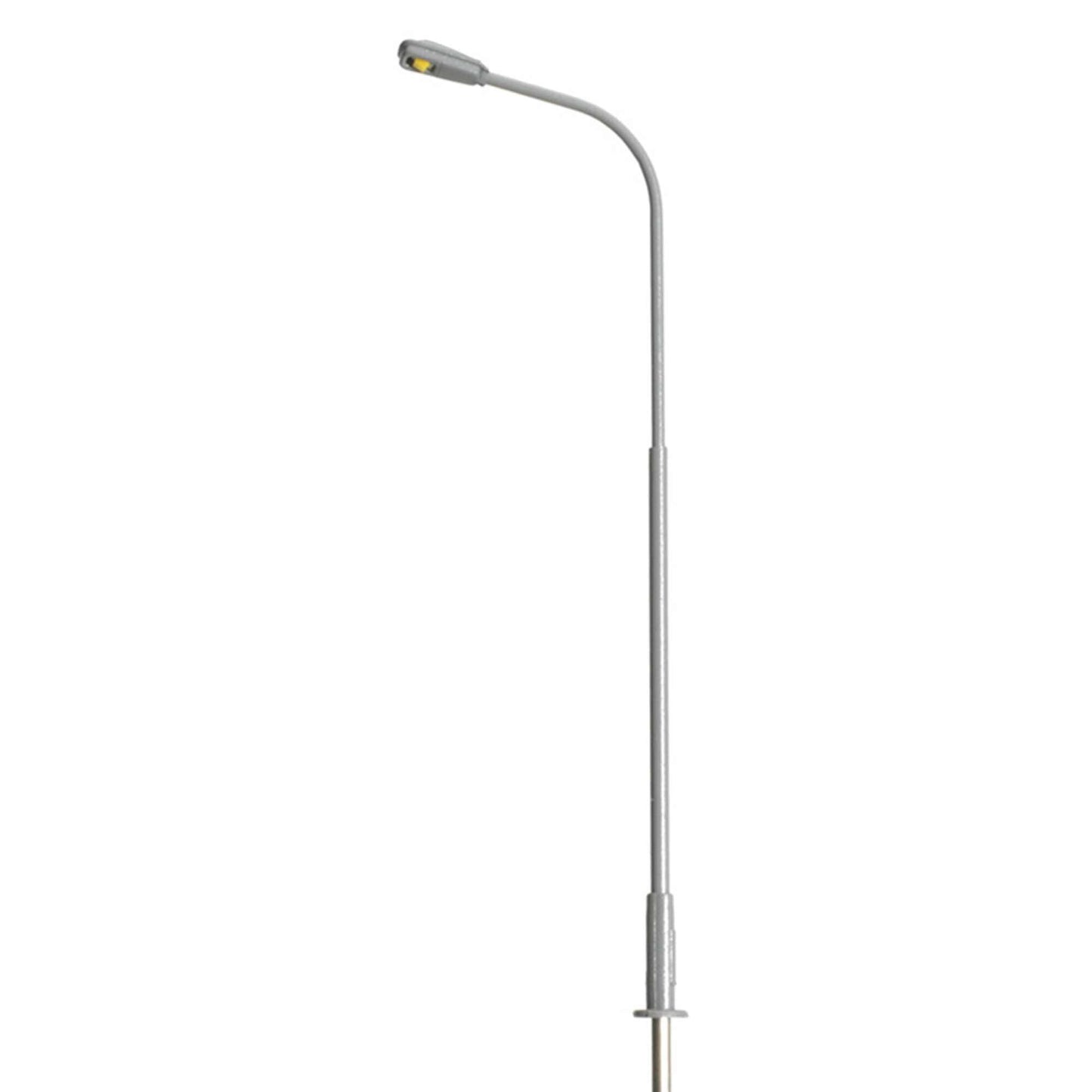 HO Single Arm Streetlight Gray with Cool White LED (Set of 3) (ATL70000164)