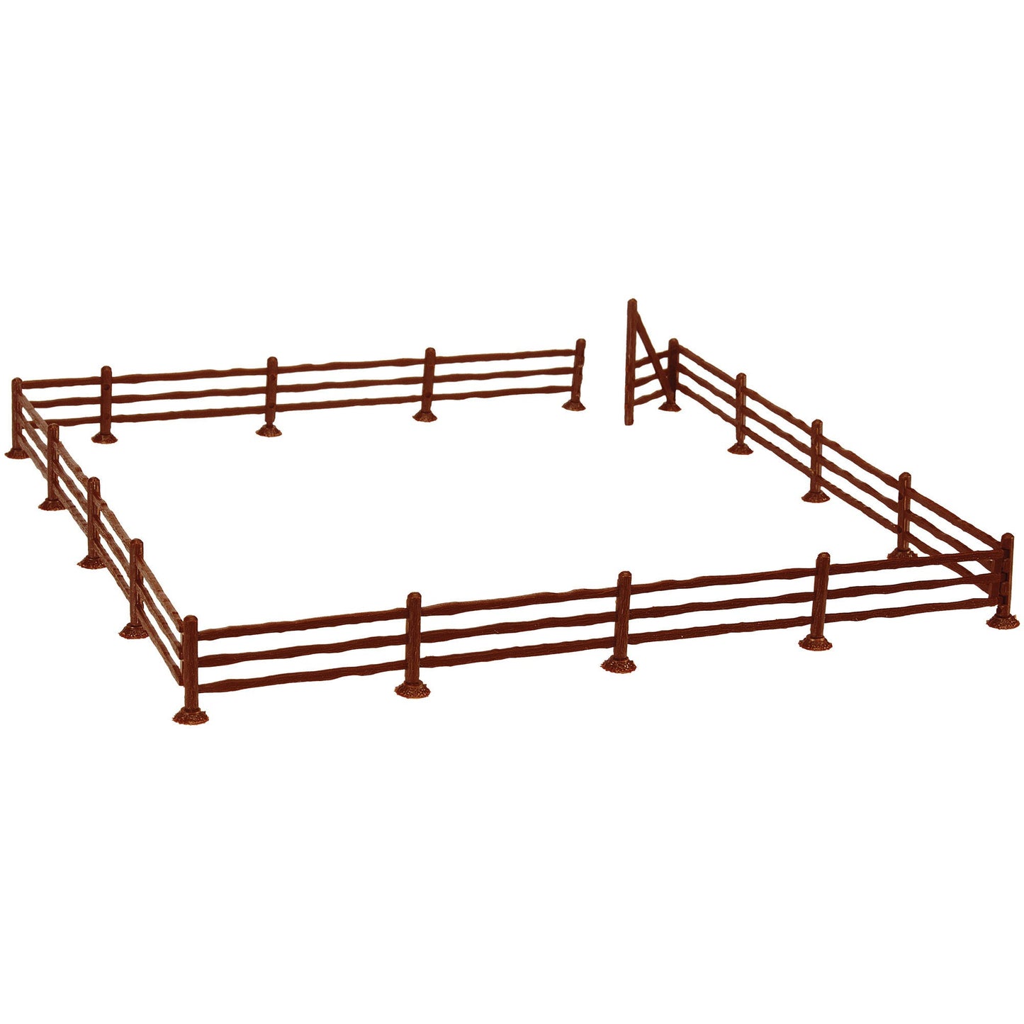 HO Rustic Fence & Gate 72 inch (ATL777)