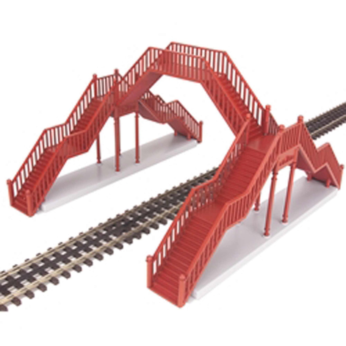 O Scale Single Track Pedestrian Crosswalk - Red (ATO669171)