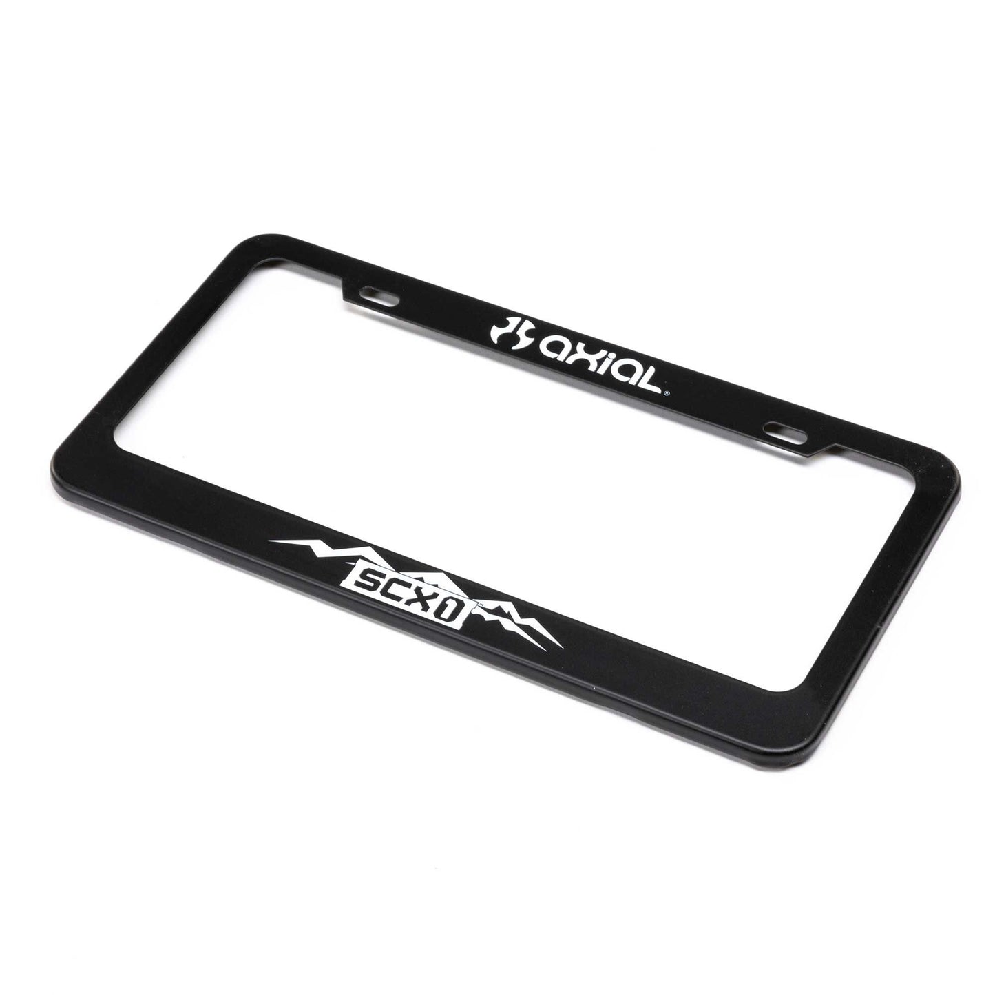 Axial SCX1 Steel License Plate Frame White (AXI-2322)