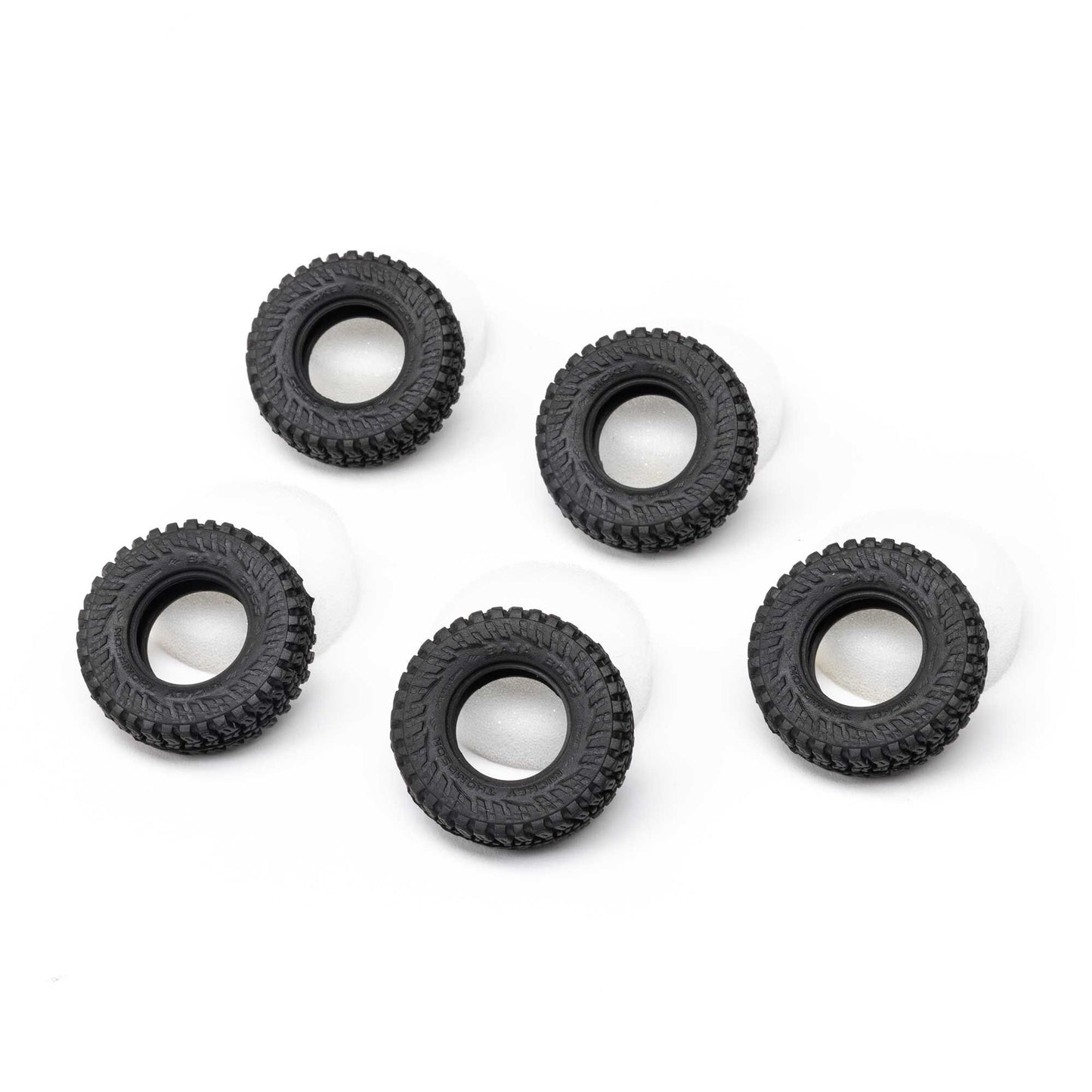 Baja Boss M/T Tires and Foam Inserts for SCX30 (5) (AXI-3302)
