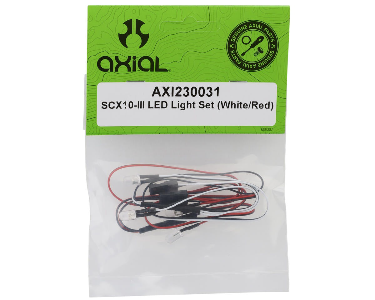 LED Light Set White Red for SCX10 III (AXI230031)