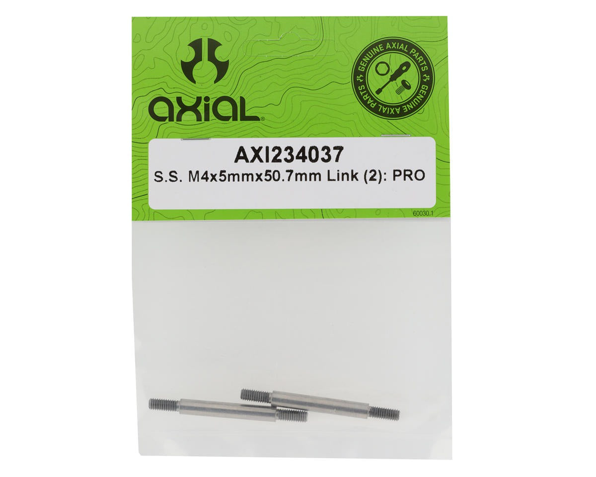 Stainless Steel M4 x 5mm x 50.7mm Link for 1/10 SCX10 PRO (AXI234037)