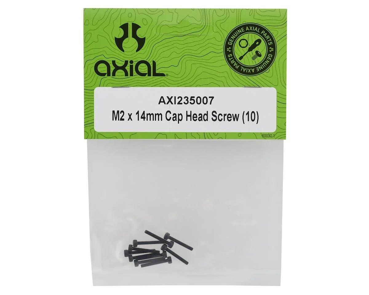 M2 x 14mm Cap Head Screws Pack of 10 (AXI235007)
