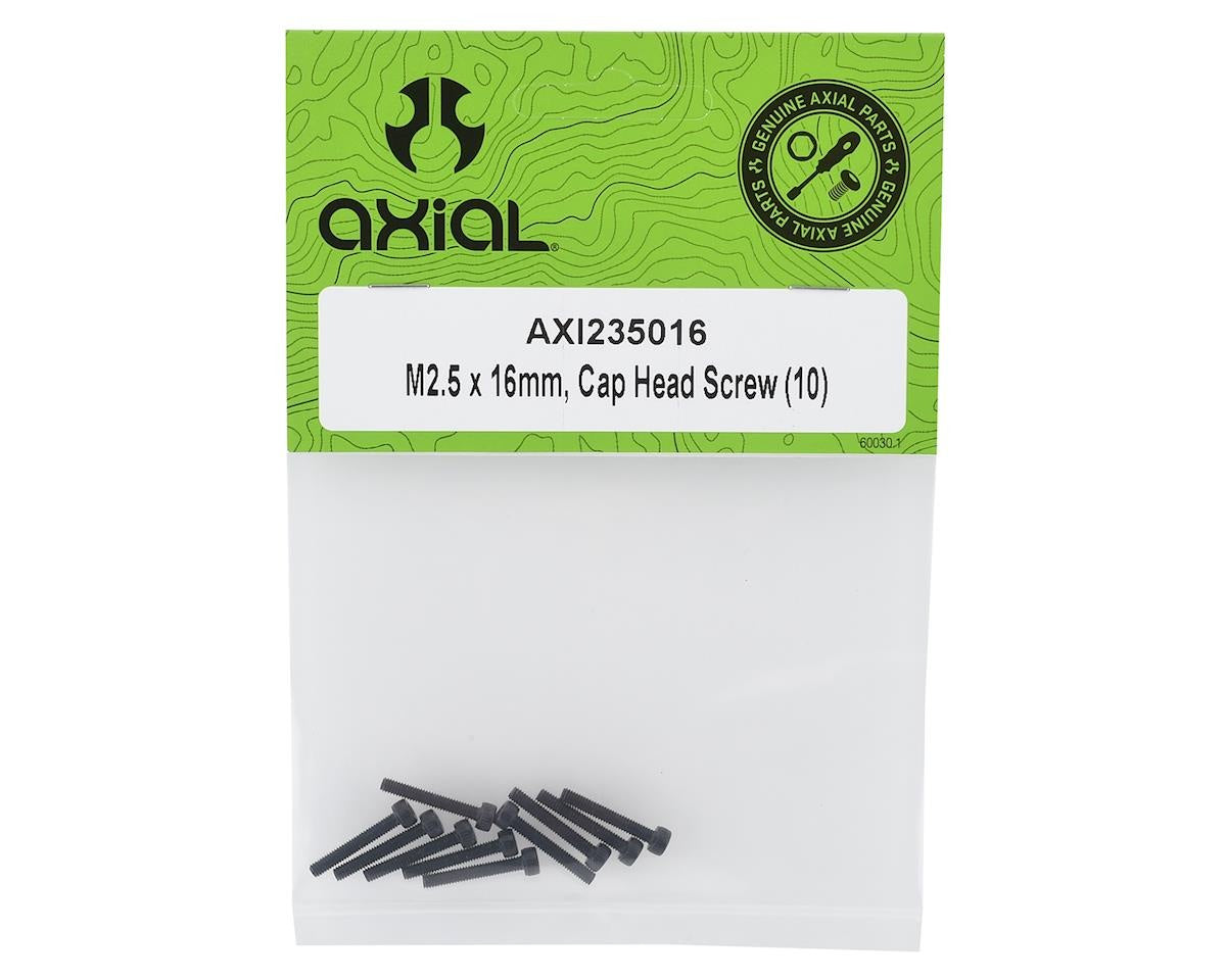M2.5 x 16mm Cap Head Screw Set of 10 (AXI235016)