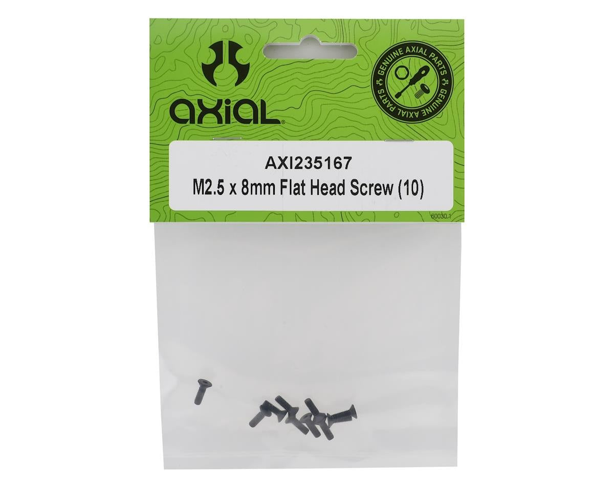 M2.5 x 8mm Flat Head Screws (Set of 10) (AXI235167)