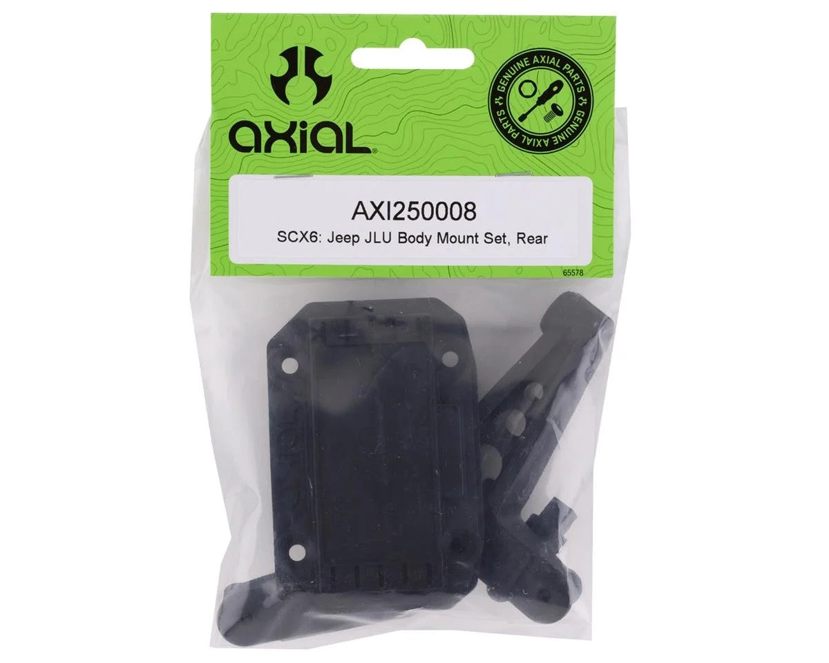 SCX6 Jeep JLU Rear Body Mount Set (AXI250008)