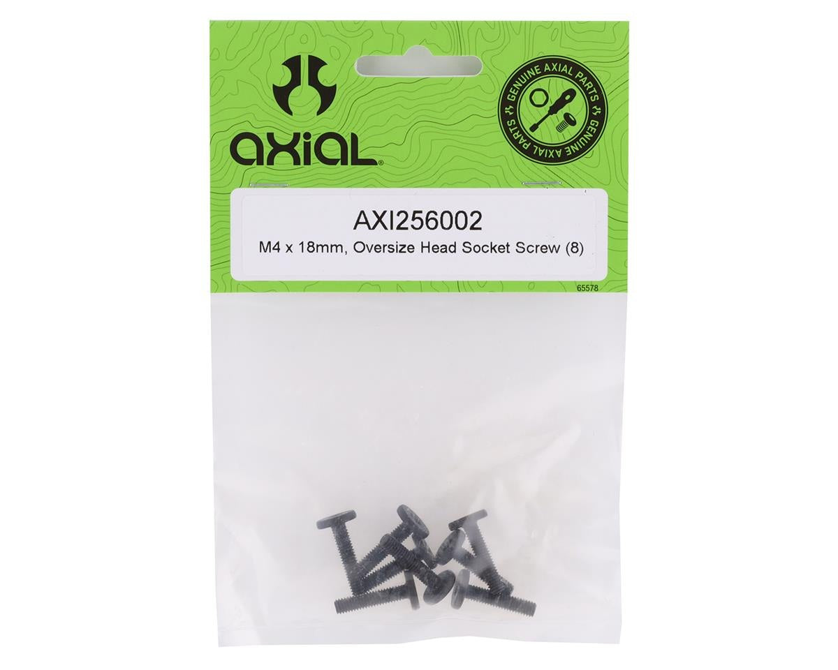 M4 x 18mm Oversize Head Socket Screw Pack of 8 (AXI256002)