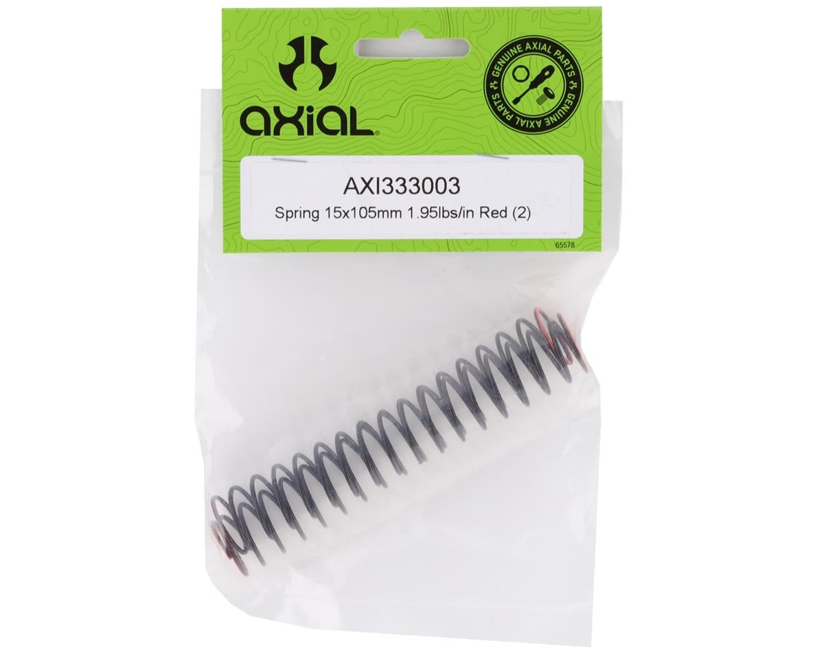 Spring 15x105mm Red (Pack of 2) (AXI333003)