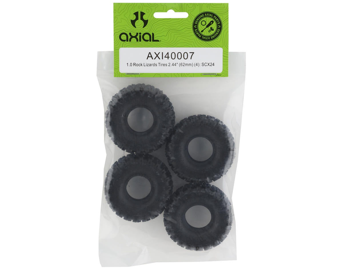 1.0 Rock Lizards Tires 2.44 inches for SCX24 (AXI40007)