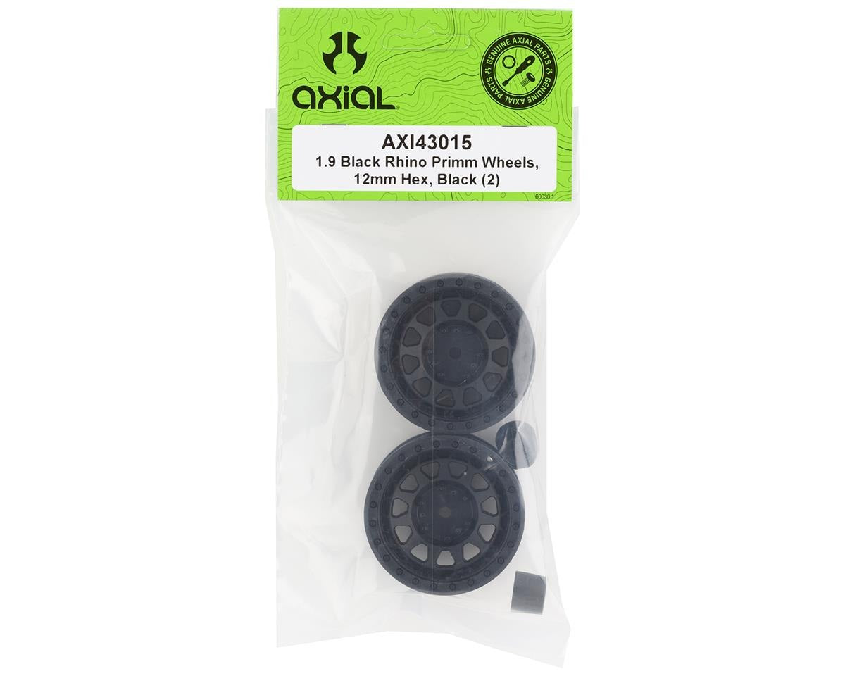 Black Rhino Primm 1.9" Black Wheels with 12mm Hex (2) (AXI43015)