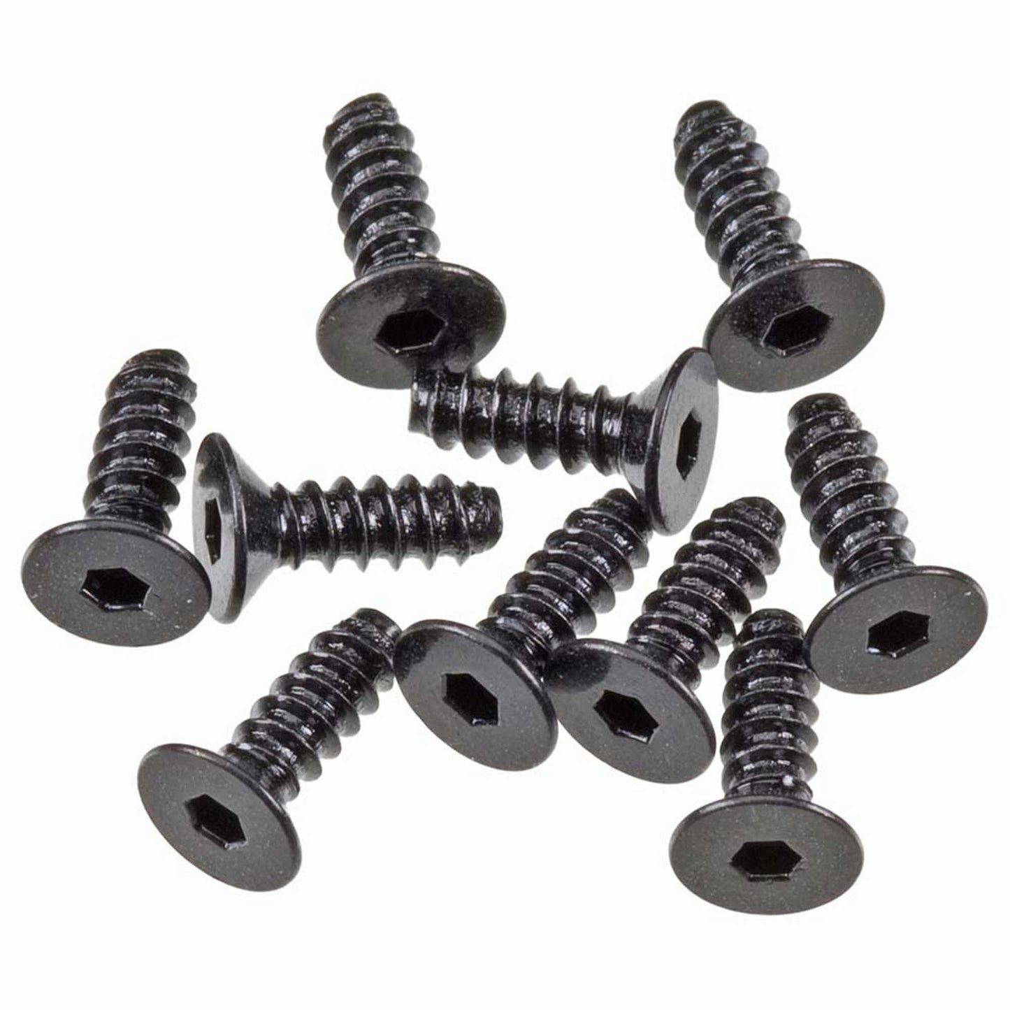 M2.6x8mm Hex Socket Tapping Flat Head Screws (Pack of 10) (AXIC0008)