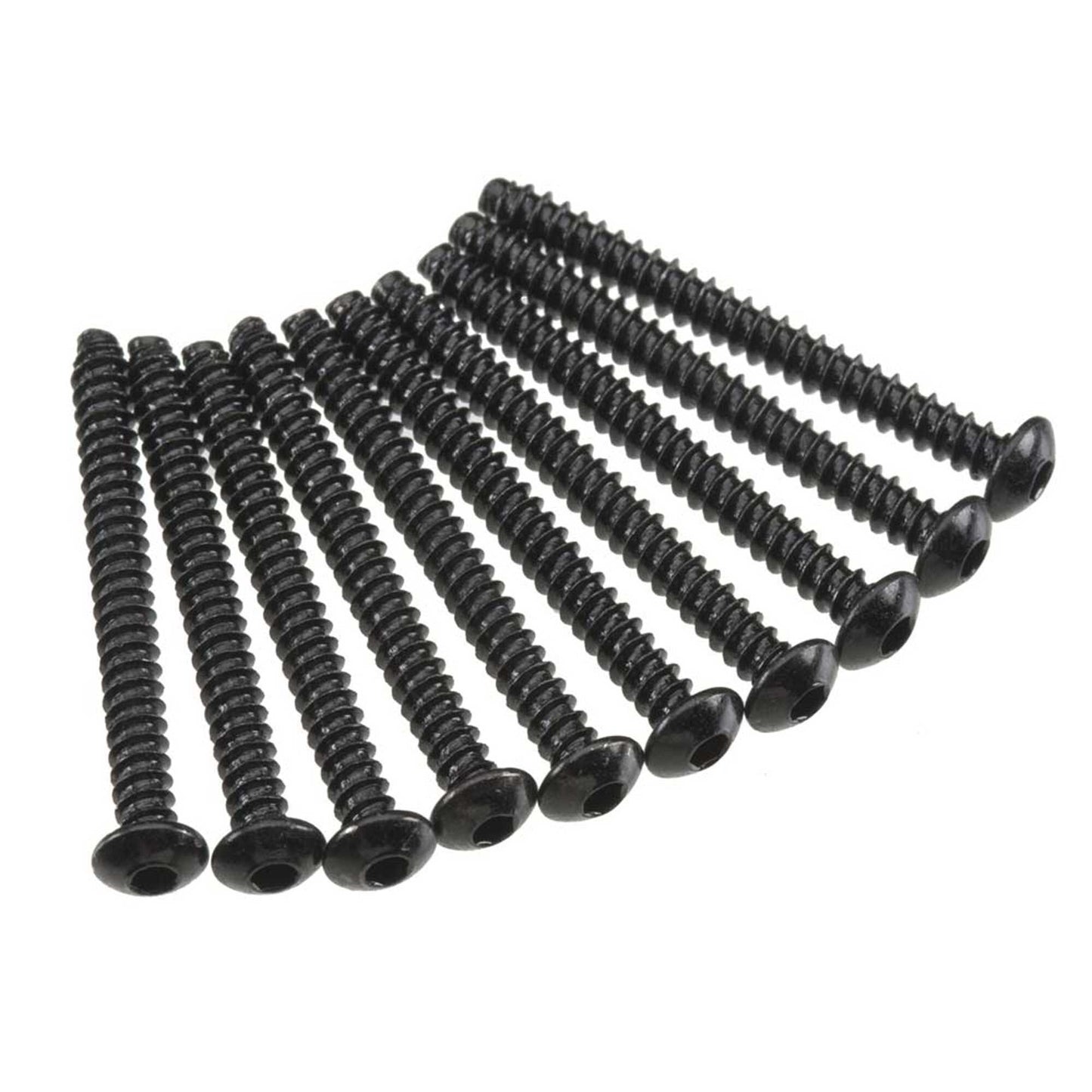 Hex Tap Button Head M3x30mm Black Screws Pack of 10 (AXIC0125)