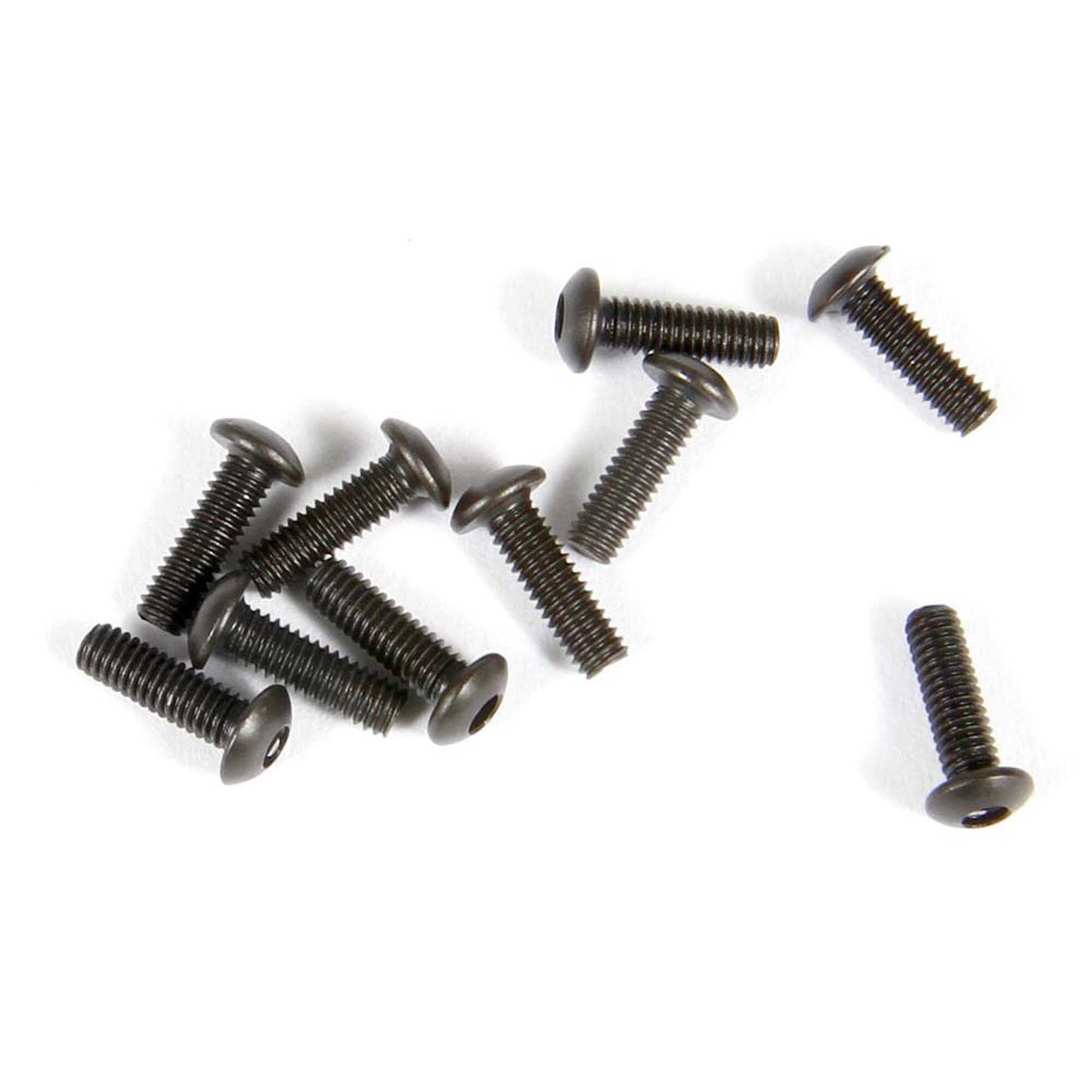 Hex Socket Button Head M2.6x8mm Black Screws Pack of 10 (AXIC3373)
