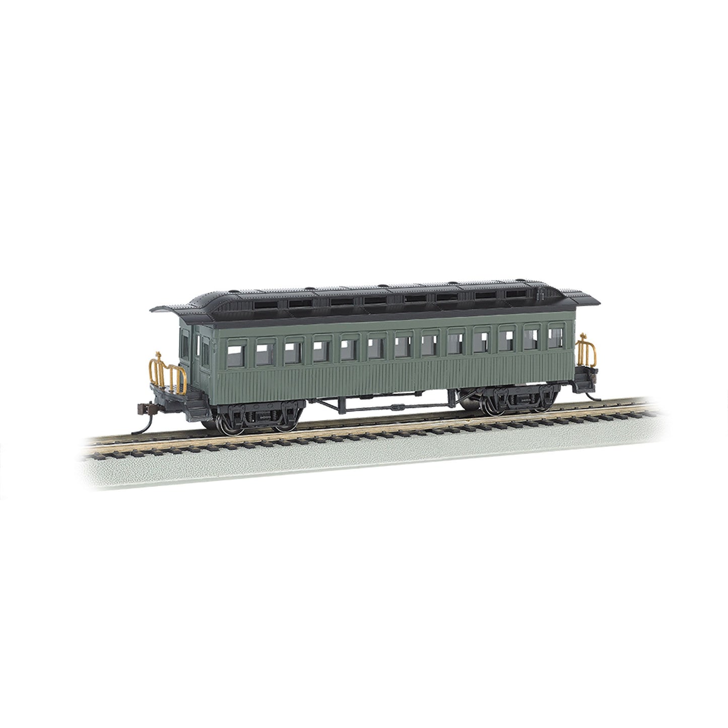 HO 1860-1880 Coach Undecorated Green (BAC13405)