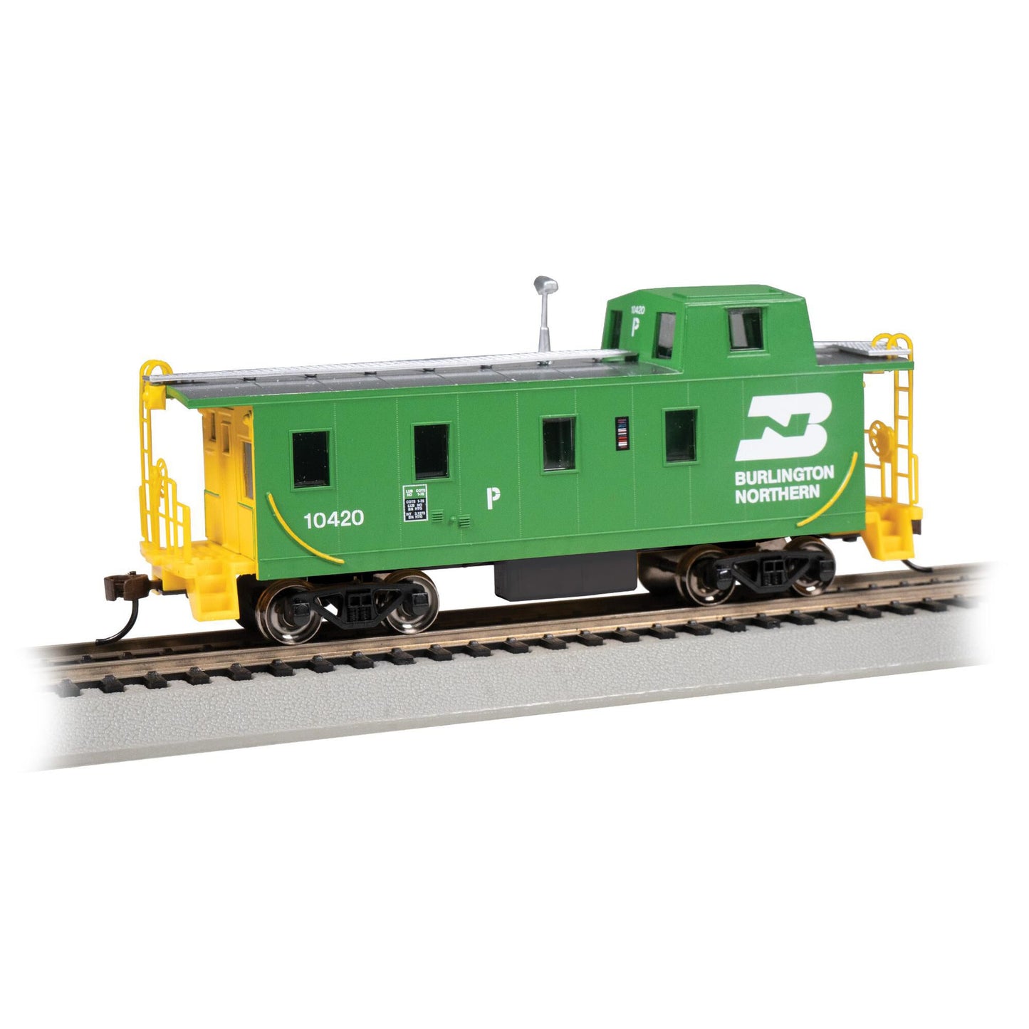 HO Off-set Cupola Caboose Burlington Northern #10420 (BAC14005)