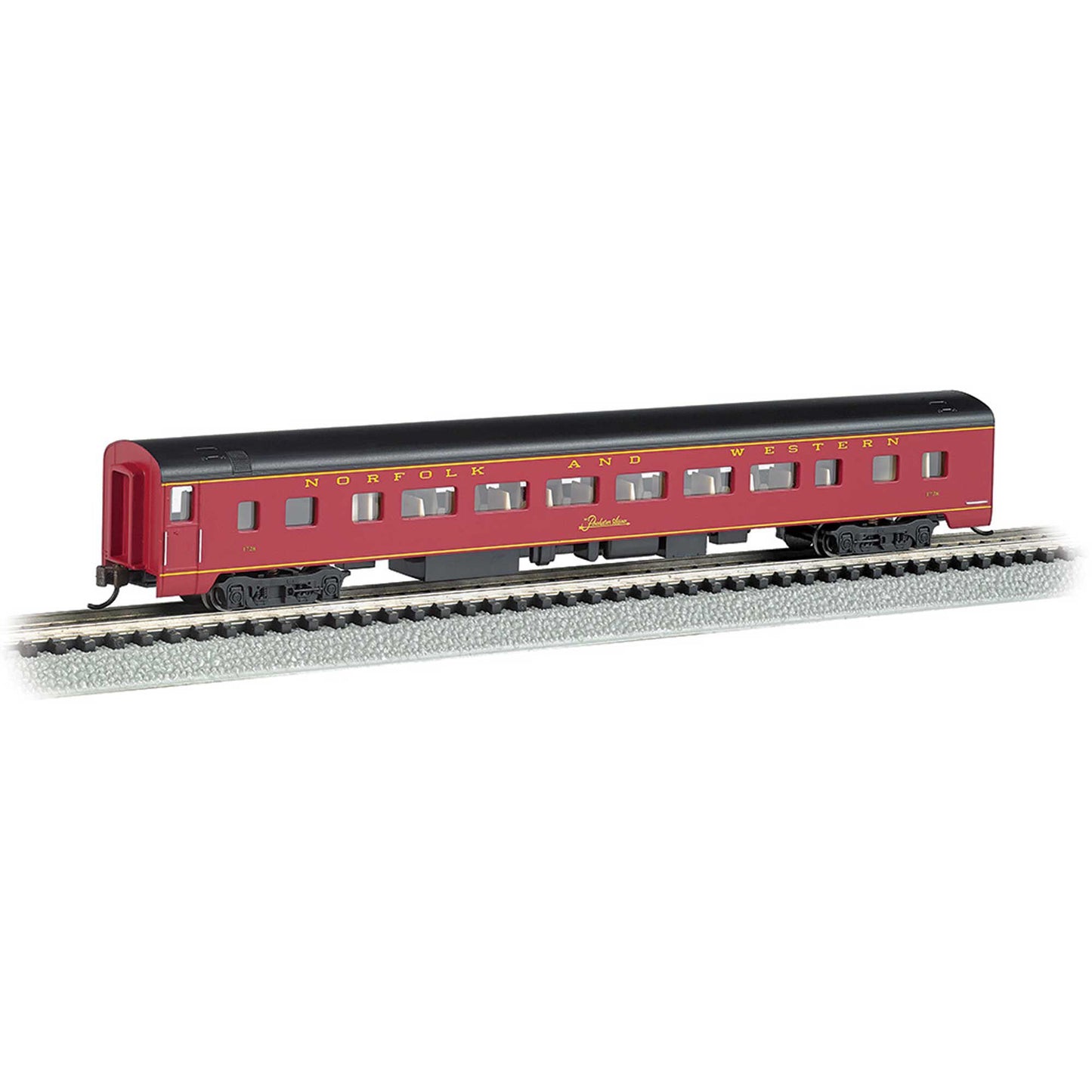 N Scale 85' SS Coach Norfolk & Western #1728 (BAC14257)