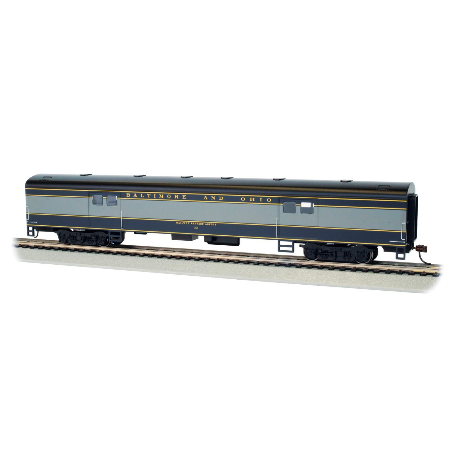 HO 72' Smooth-Side Baggage Car B&O #761 (BAC14410)