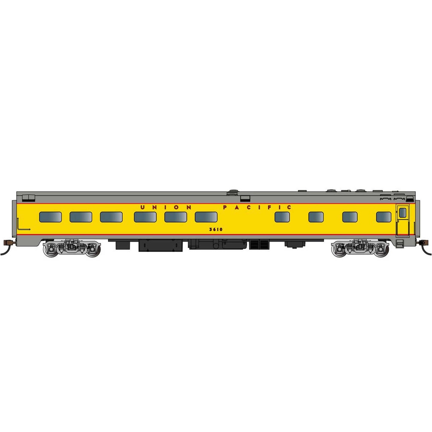 HO 85' Dining Car Union Pacific #3610 (BAC14802)