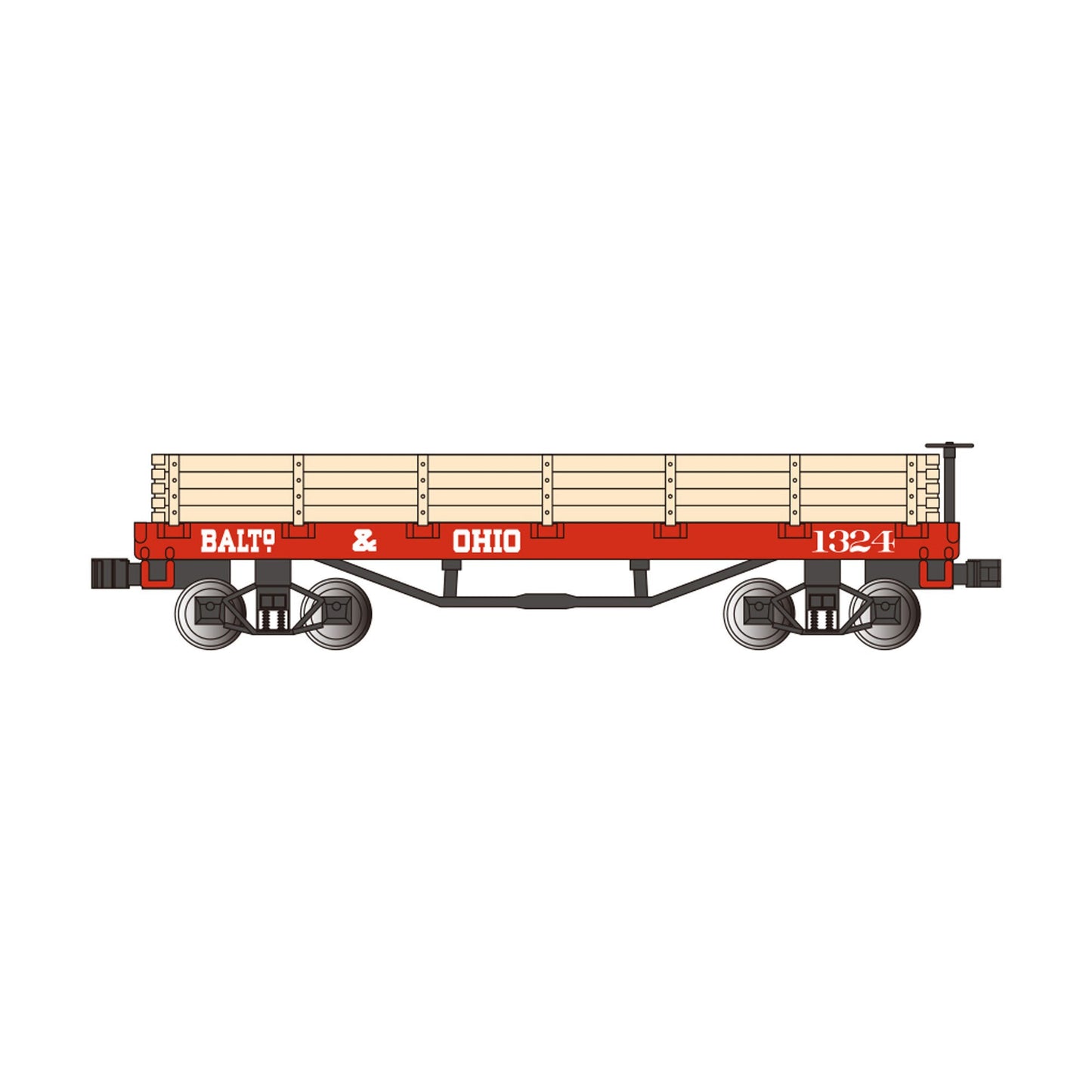 N Old Time Gondola B&O (BAC15452)