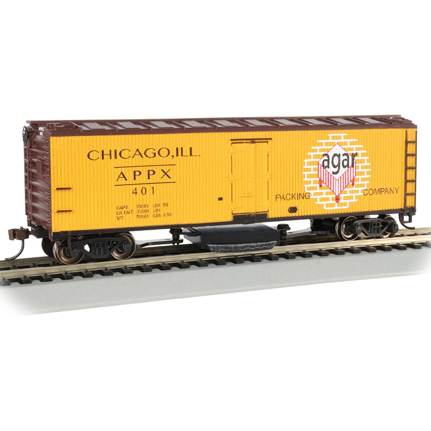 Track Cleaning 40' Wood Reefer Agar Packing Co (BAC16331)