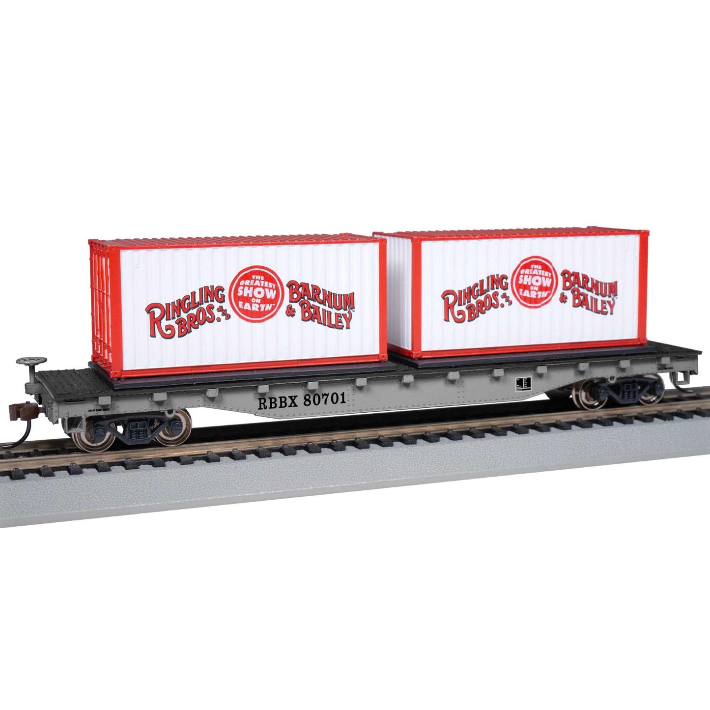HO Ringling Flat Car #80701 (BAC16615)